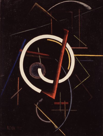 Struttura lineare, 1922 da Ivan Vassilyevich Klyun