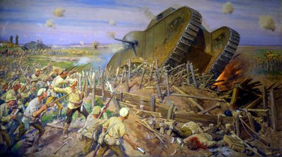 La cattura di un carro armato vicino a Kakhovka, 1927 da Ivan Vladimirov