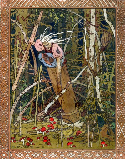 Baba Yaga, 1900 da Ivan Yakovlevich Bilibin