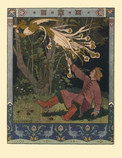 Illustrazione per la fiaba di Ivan Tsarevich, l