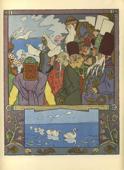 Ivan Tsarevich e la principessa rana, 1901 da Ivan Yakovlevich Bilibin