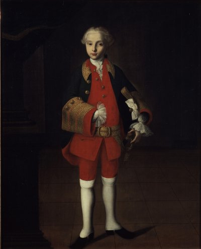 Ritratto del conte Wilhelm Georg von Fermor 1749-1828, c. 1750 da Ivan Yakovlevich Vishnyakov