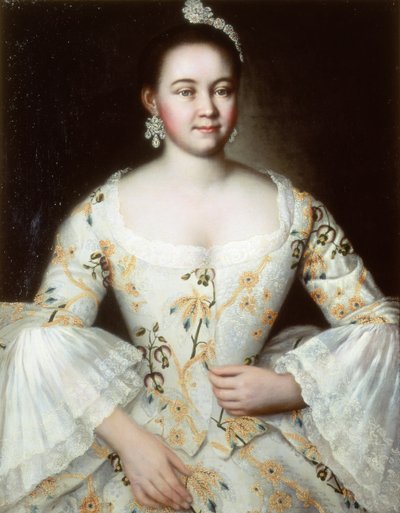 Ritratto della moglie di Mikhail Yakovlev da Ivan Yakovlevich Vishnyakov