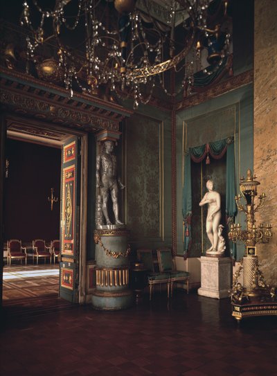 La Sala Blu del palazzo Ostankino a Mosca, 1796 da Ivan Yegorovich Starov