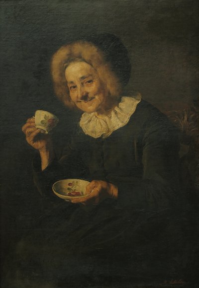 Sloveno:  Bevitore di caffè Kofetarica da Ivana Kobilca