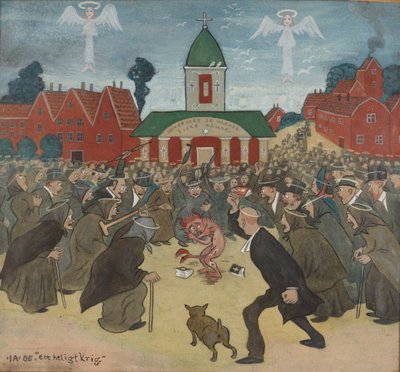 Una Guerra Santa da Ivar Axel Henrick Arosenius