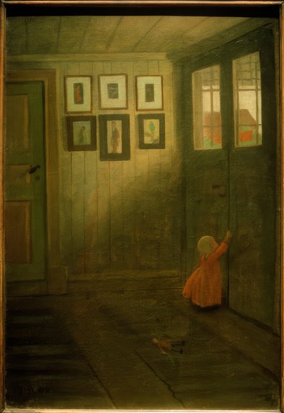 La ragazza alla porta da Ivar Axel Henrik Arosenius
