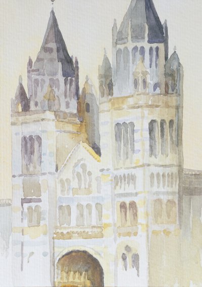 Ingresso principale del Museo di Storia Naturale, Londra, Giorno, 1994 da Izabella Godlewska de Aranda