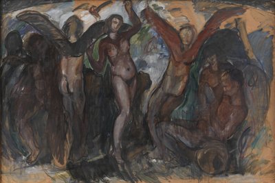 Composizione di figure con Baccanti da J.A. Jerichau