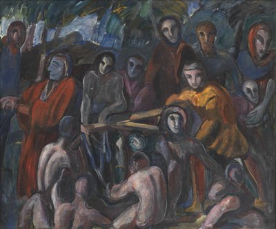 La strada per il Golgota da J.A. Jerichau