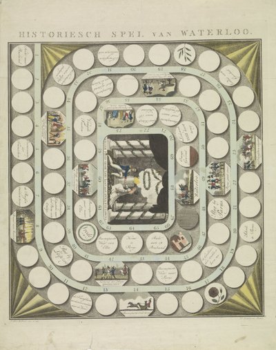 Gioco di Waterloo, 1815 da J.B.D. Wibmer