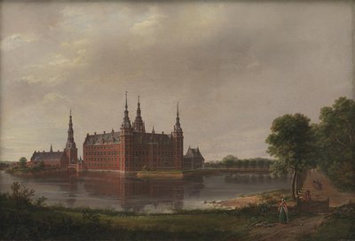 Castello di Frederiksborg da Johan Christian Dahl