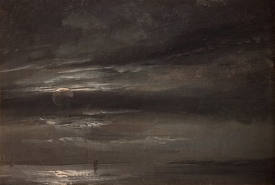 Chiaro di luna sul mare da Johan Christian Dahl