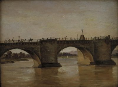 Il ponte Augusto a Dresda da Johan Christian Dahl