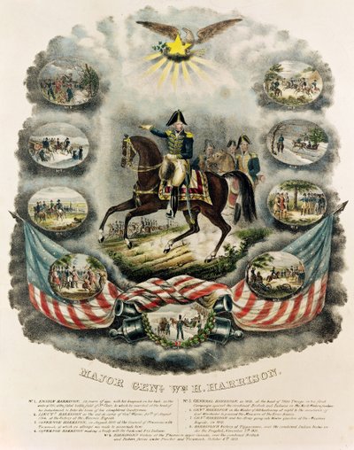Maggior Generale William Henry Harrison, c.1813 da J.C. Richard