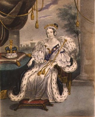 Sua Maestà la Regina in abiti da incoronazione da J.C. Wilson