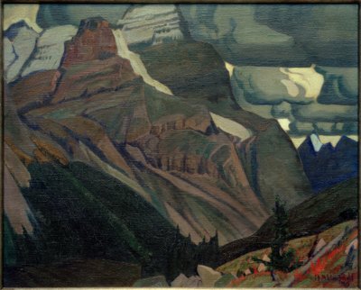Autunno scuro, Montagne Rocciose da J.E.H. MacDonald