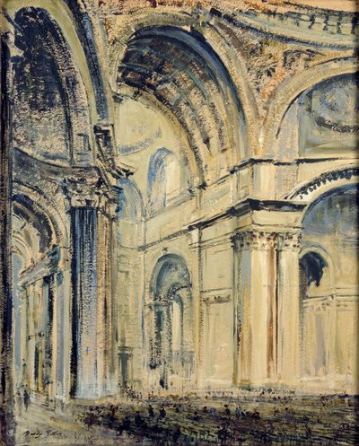 Interno della Cattedrale di St. Paul, c1910 da JF Barry Pittar