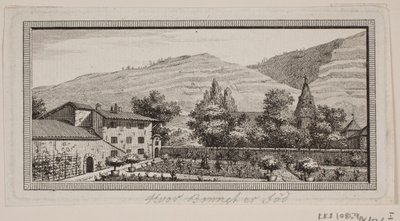 Giardino e Casa di Campagna di Bonnet a Thonex da J.F. Clemens