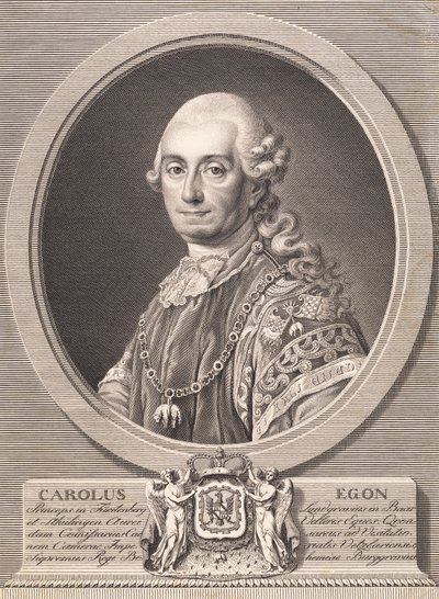 Carlo Egon, principe di Fürstenberg da J.F. Clemens