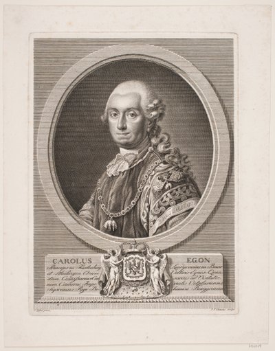 Carl Egon, principe di Fürstenberg da J.F. Clemens