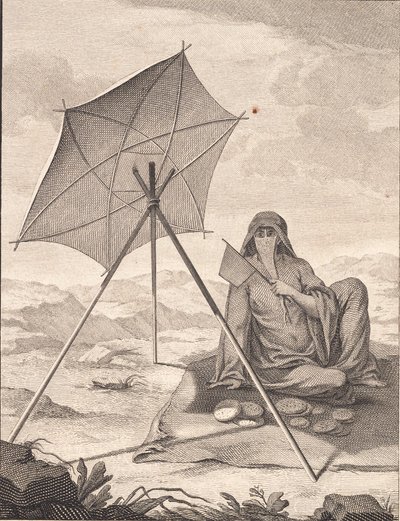 Una donna araba che vende pane da J.F. Clemens