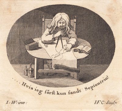 Un critico del poema di Peder Paars da J.F. Clemens