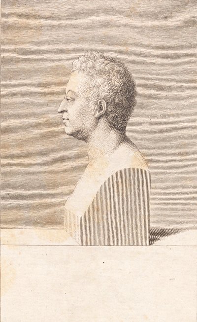Busto di un uomo da J.F. Clemens