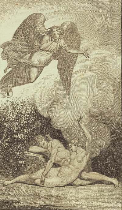 Illustrazione per Ewalds "Adamo ed Eva". I da J.F. Clemens