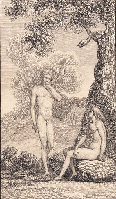 Illustrazione per Johannes Ewald "Adamo ed Eva". IV da J.F. Clemens