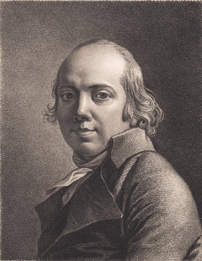 Autoritratto disegnato da Jens Juel da J.F. Clemens
