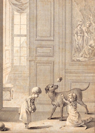 Giochi infantili del principe ereditario Federico II da J.F. Clemens