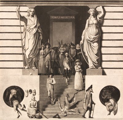 Tempio della Fortuna da J.F. Clemens