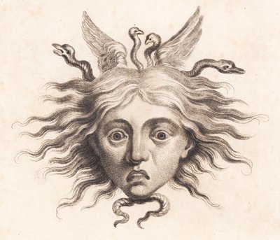 Testa di Medusa da J.F. Clemens