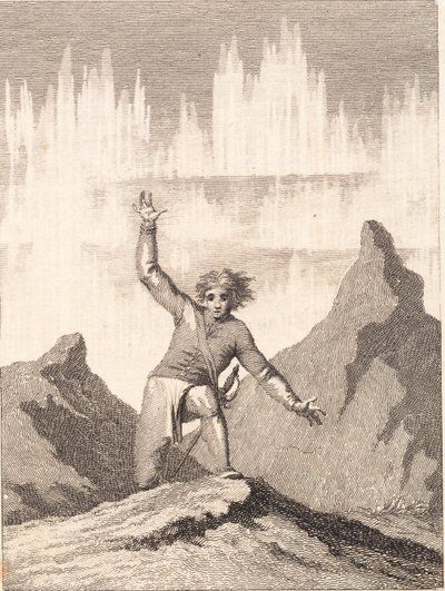 Niels Klim riemerge tra le scogliere norvegesi da J.F. Clemens