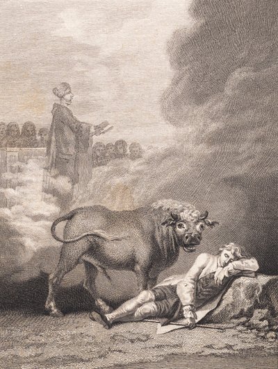 Niels Klim crede di sentire il diacono nella chiesa di Fane. II da J.F. Clemens