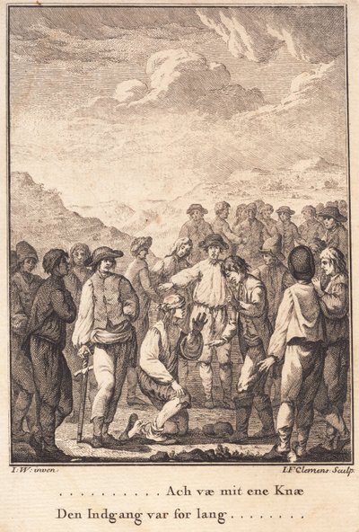 Niels Kok sul patibolo da J.F. Clemens
