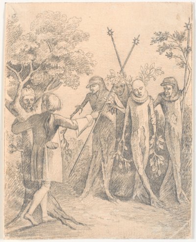 Nils Klim vede un malfattore potuano portato via da tre guardie da J.F. Clemens