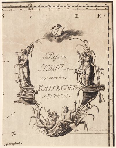 "Pass Kaart over Kattegatet" da J.F. Clemens