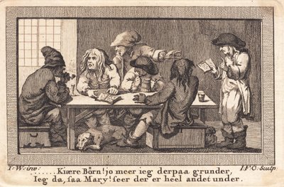 Il poema di Peder Paars giudicato nella locanda dei tre cervi da J.F. Clemens