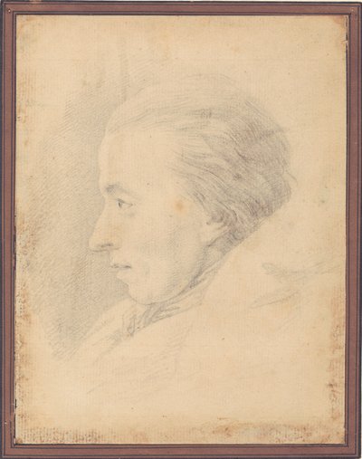 Ritratto del poeta Johannes Ewald (1743-81) da J.F. Clemens