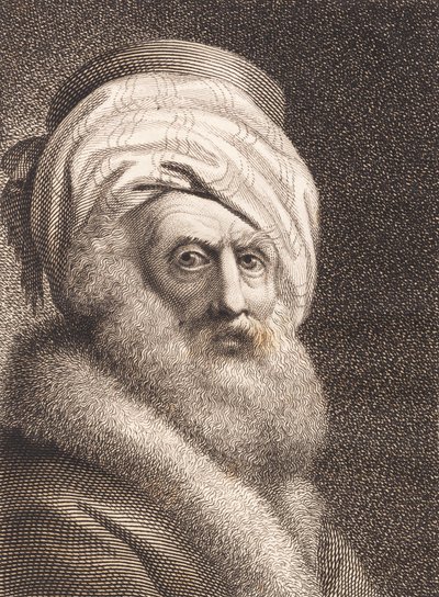 Ritratto di un vecchio. Nathan il Saggio da J.F. Clemens