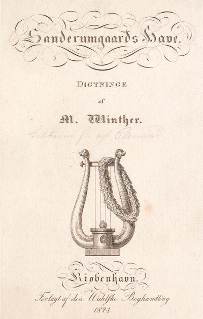 Il giardino di Sanderumgaard. Poesie di M. Winther da J.F. Clemens