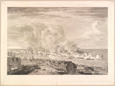 Battaglia di Copenaghen, 2 aprile 1801 da J.F. Clemens
