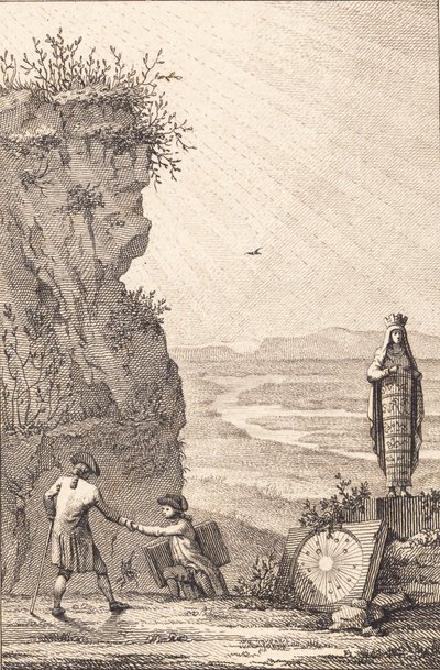 Titolo in rame per Olavides da J.F. Clemens