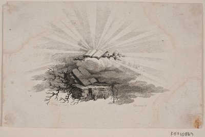 Vignetta del titolo per C. Bastholm: "Aandelige Taler", 1779 da J.F. Clemens