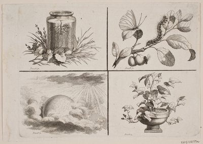 Vignette per le opere di Bonnet da J.F. Clemens