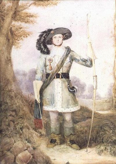 Un arciere della Nuova Foresta da J.F. Sharpe