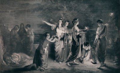 Le vergini sagge e stolte, c1900, 1911 da JG Lander