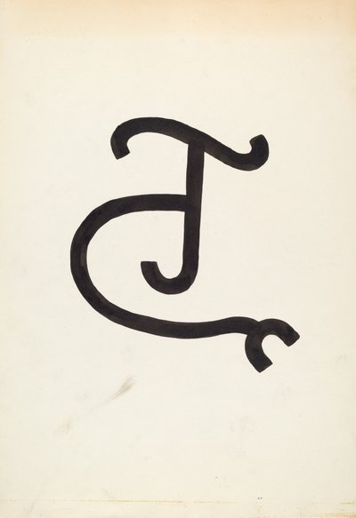 Marchio del bestiame, c. 1936 da J.Henry Marley